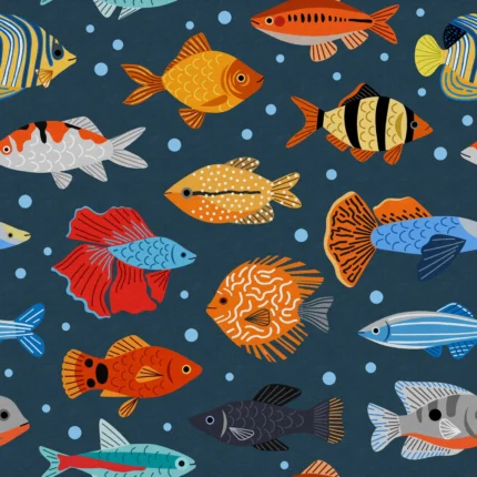 Fish Shoal, Blue