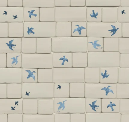 Flight Of Tiles, Blue