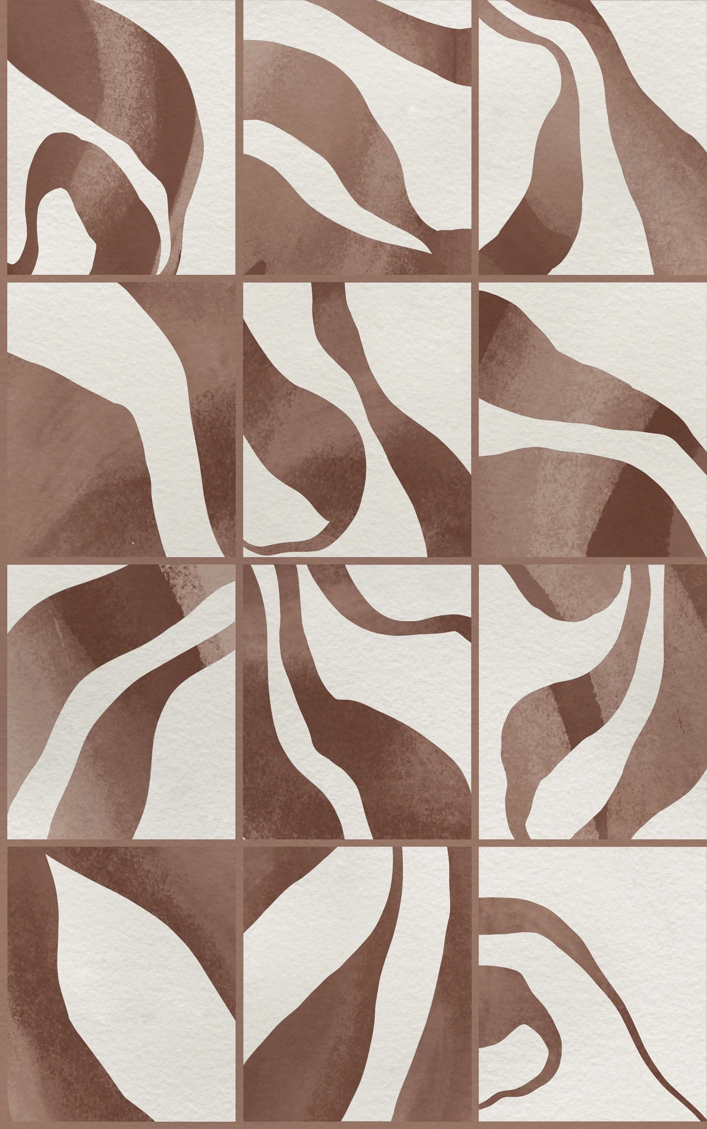 rebelwalls-floating-tiles-brown-r21130-flat Floating Tiles, Brown Modern Simplicity Rebel Walls Wallpaper R21130