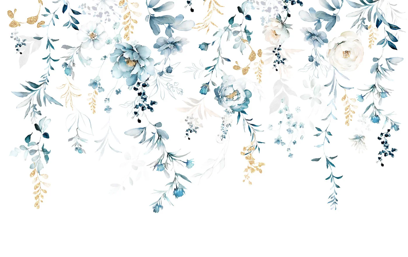 rebelwalls-floral-drape-r19808-flat Floral Drape - Image 1