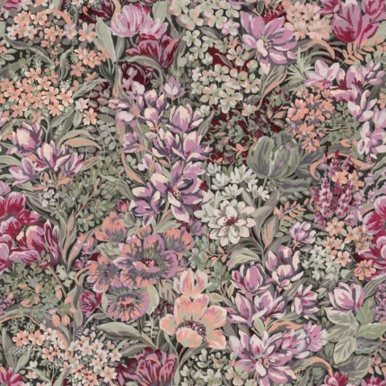Floral Garden, Red