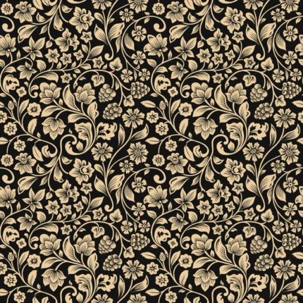 Floral Opulence, Black