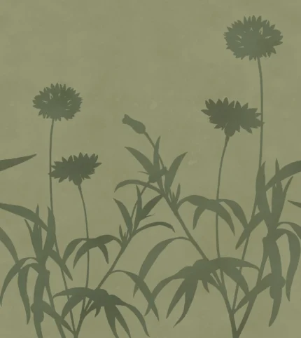 Floral Silhouette – Green