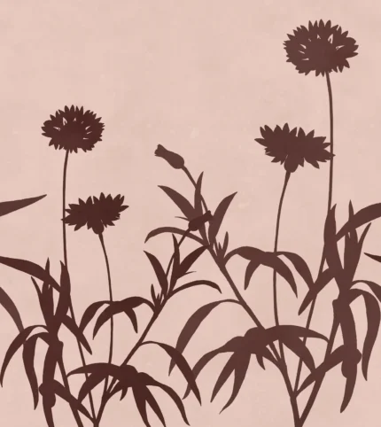 Floral Silhouette – Pink