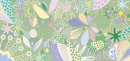 Flower Art, Green
