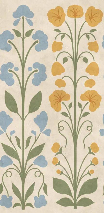Folk Flower, Yellow