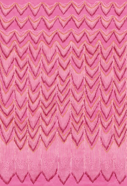 Fringed Follies, Hot Pink