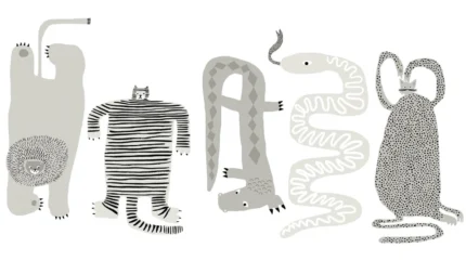 Funky Friends, Gray