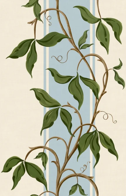Garden Stripe, Light Blue