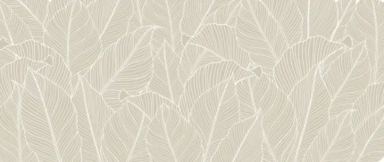 Giant Leafs, Sand | Extraordinary Wallpaper by Rebel Walls