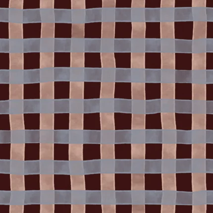 Gingham, Burgundy | Free Shipping