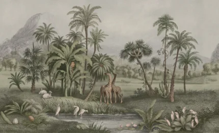 Giraffe Savannah, Green