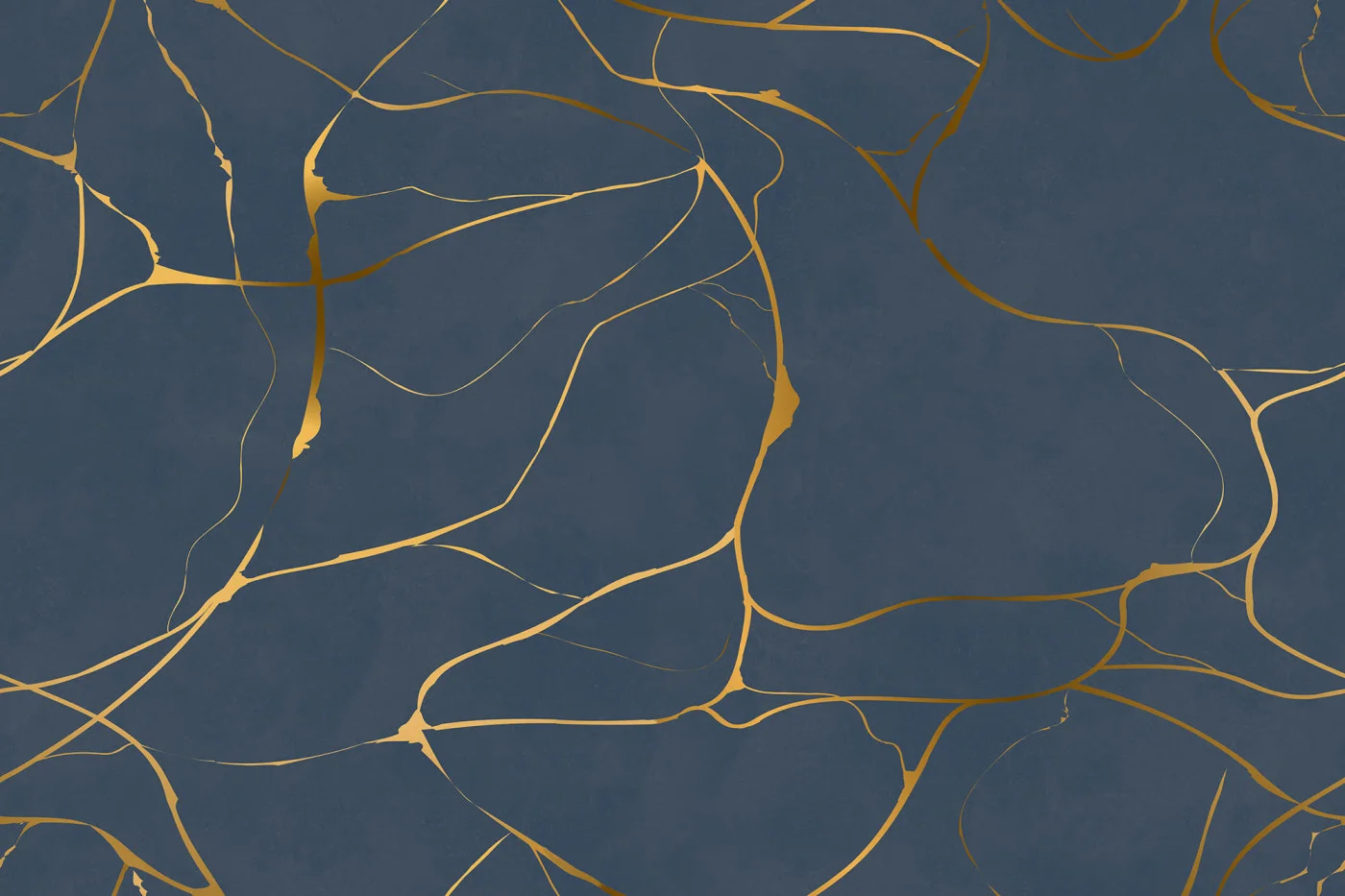 rebelwalls-gold-swirl-dark-blue-r19868-flat Gold Swirl, Dark Blue - Image 1