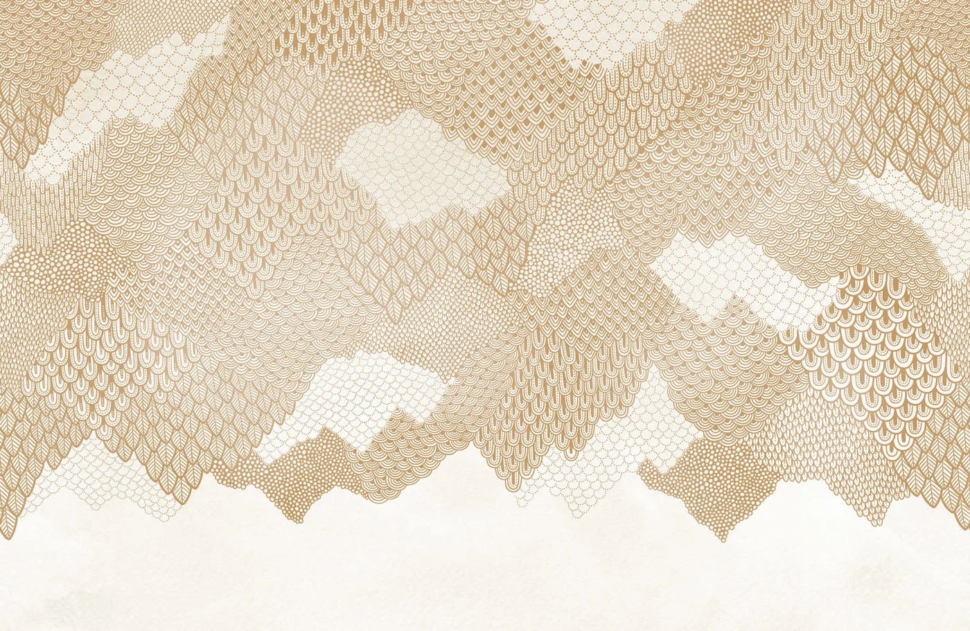 rebelwalls-golden-mountains-sand-r18749-flat Golden Mountains, Sand - Image 1