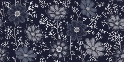 Grand Flowers, Blue