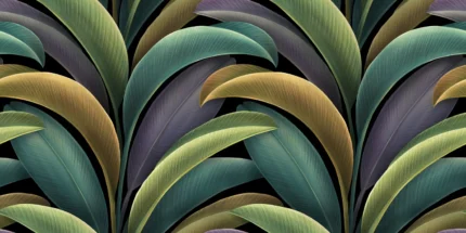 Grand Leaves, Multi – green