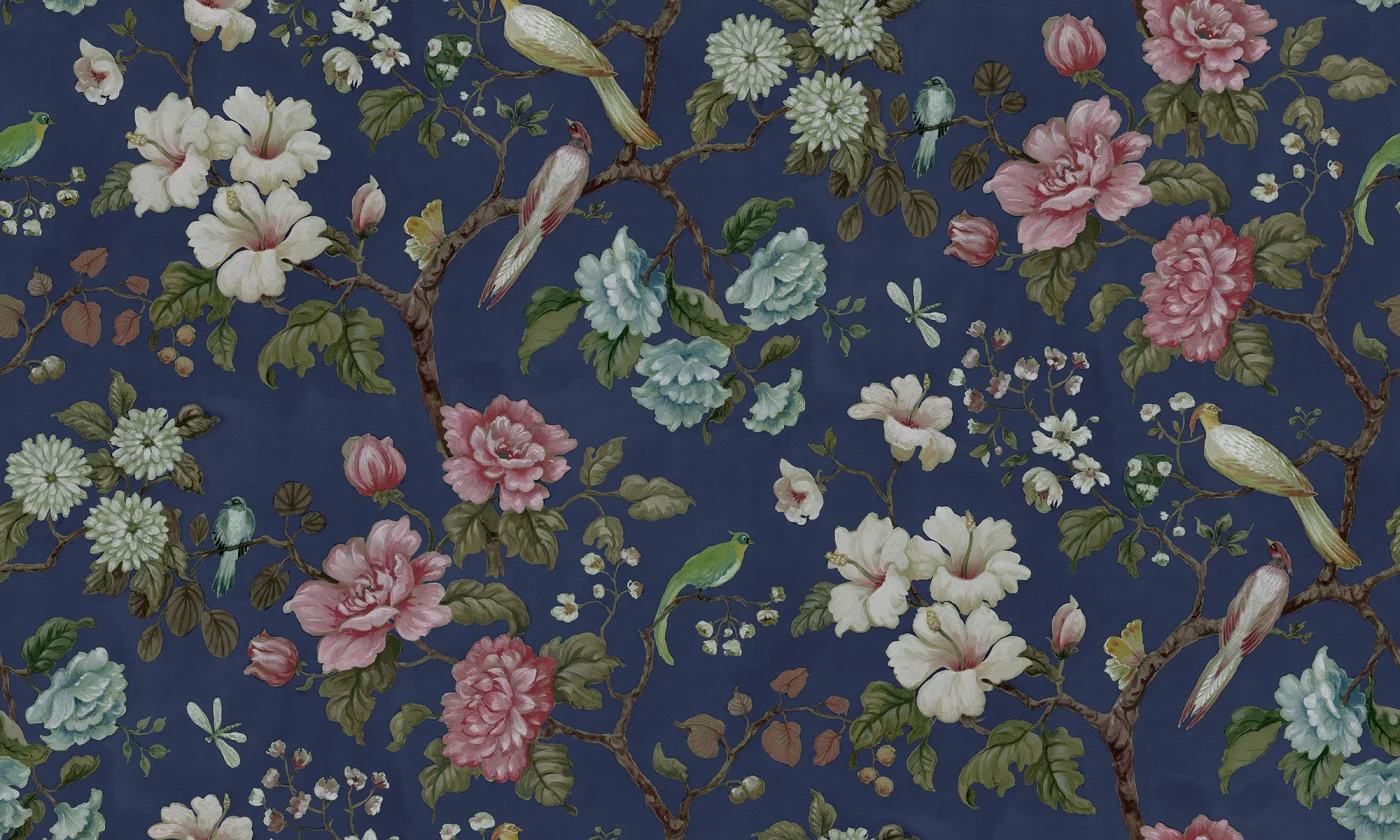 rebelwalls-grandiflora-blue-r19337-flat Grandiflora Blue - Image 1