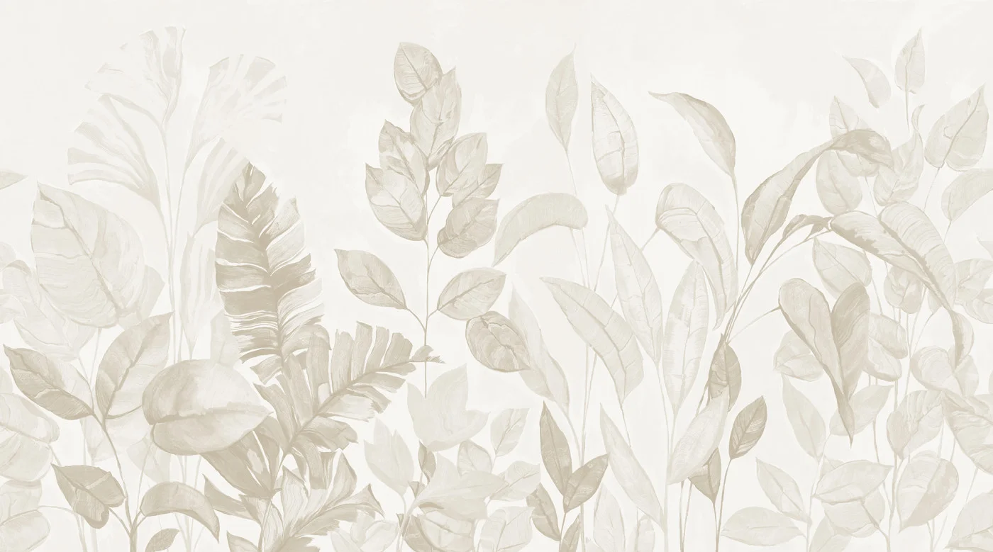 rebelwalls-happy-plants-beige-r18926-flat Happy Plants, Beige Pops Rebel Walls Wallpaper R18926