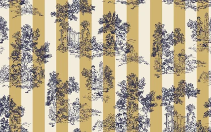 Happy Toile, Mustard