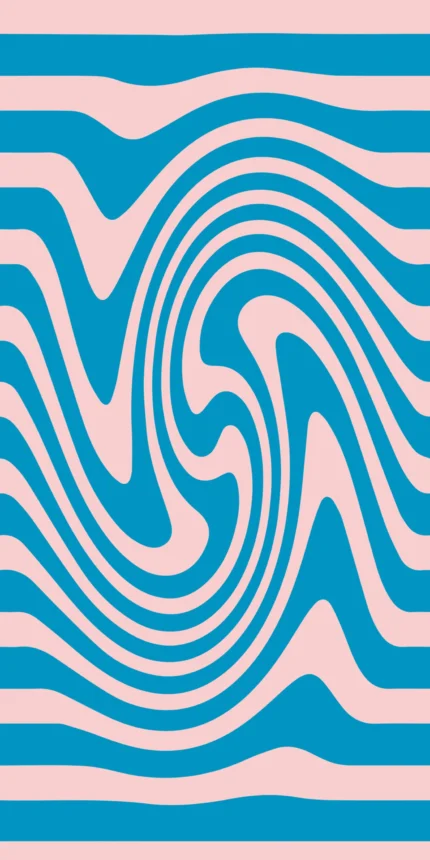 Happy Wobbly, Pink & Blue