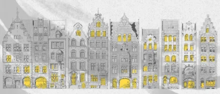 House Facades, Gray