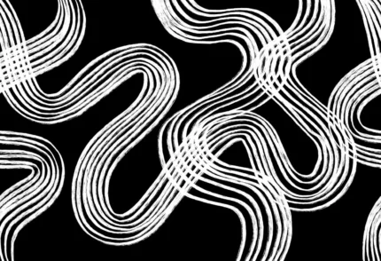 Ink Stripes, Black
