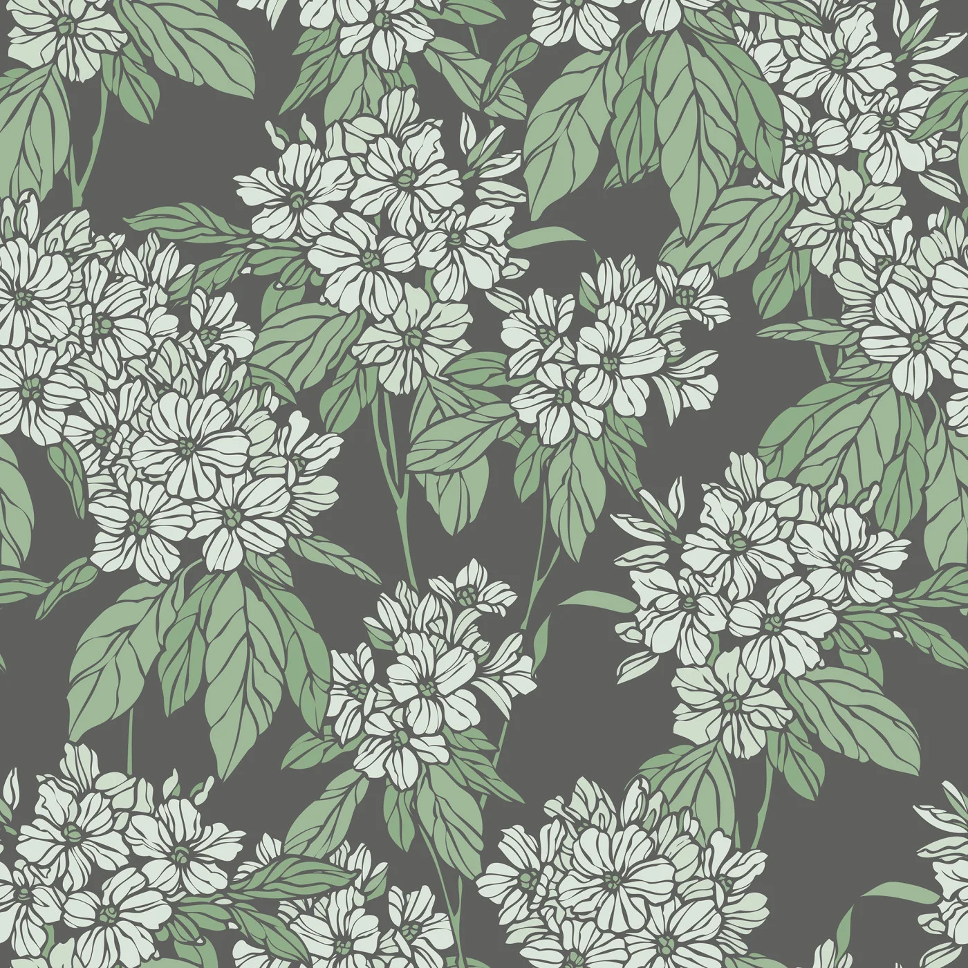 rebelwalls-jasmine-veil-green-r21715-flat Jasmine Veil, Green Shutterstock Rebel Walls Wallpaper R21715