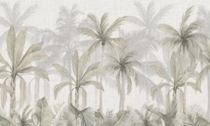 Jungle Canvas, Soft Green | Free Shipping