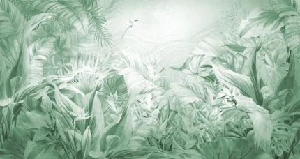 Jungle Plants, Green – green