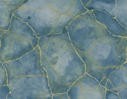 Marble Watercolor, Blue