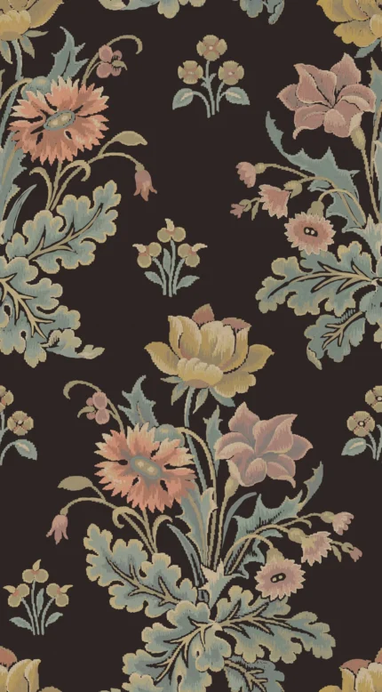 Meadow Bouquet, Black