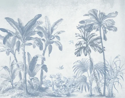 Misty Jungle, Light Blue