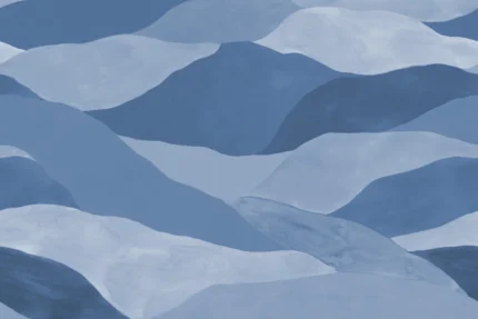 Misty Peaks, Blue (Blue) | Free Shipping