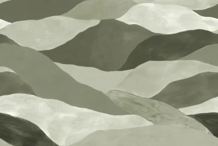 Misty Peaks, Green | Free Shipping