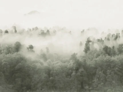 Misty Woodland, Light Green