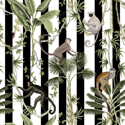 Monkey Stripes, Black