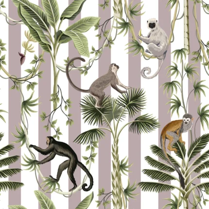 Monkey Stripes, Greige