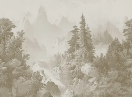 Mountain Horizon, Beige