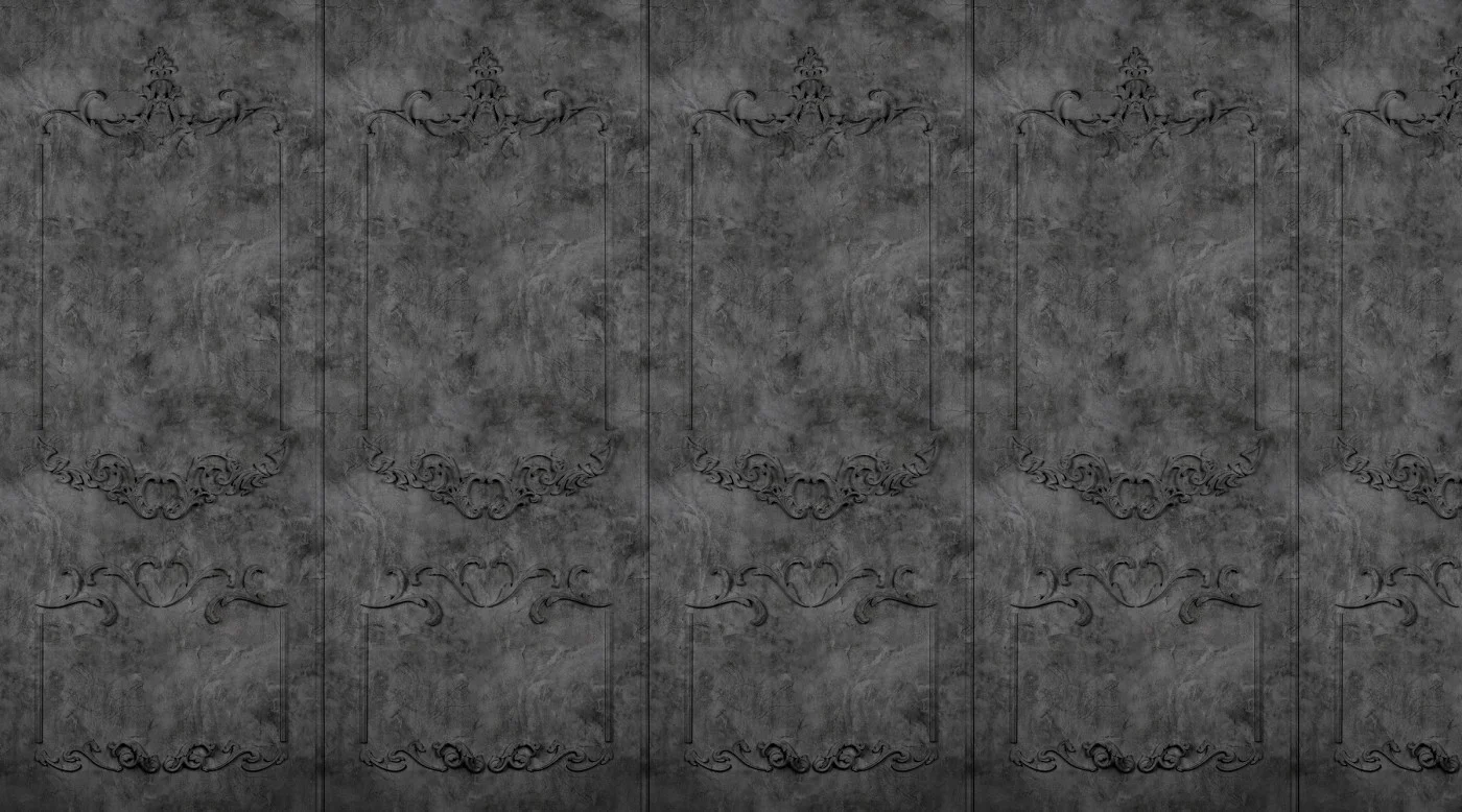 rebelwalls-noble-flair-noir-r15462-flat Noble Flair, Noir - Image 1