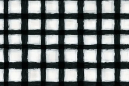 Painted Square, Black & White