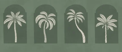 Palm Arches, Green