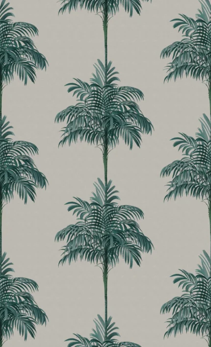 Palm Stripes, Blue