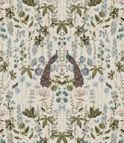 Peacock Garden, Beige