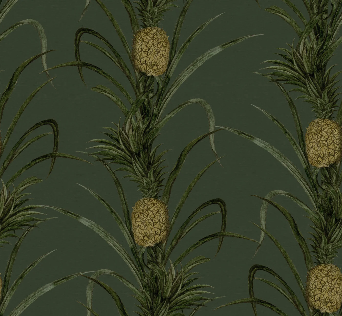 rebelwalls-pineapple-lush-r19649-flat Pineapple Lush - Image 1