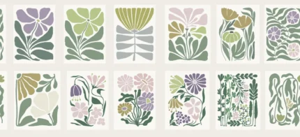 Playful Flora, Pastel | Extraordinary Wallpaper by Rebel Walls