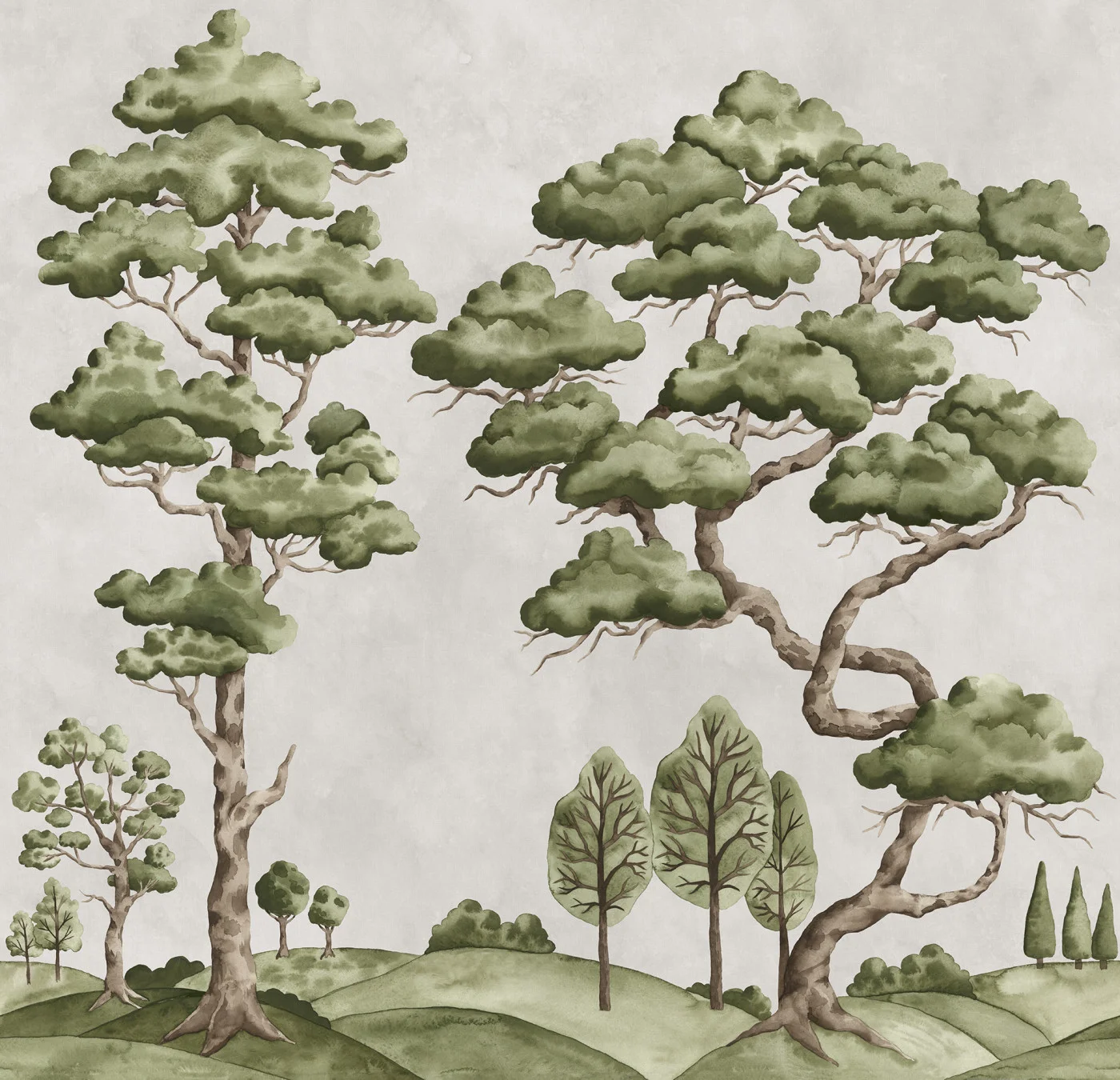 rebelwalls-poetic-trees-beige-r21334-flat Poetic Trees, Beige Sophisticated Luxe Rebel Walls Wallpaper R21334