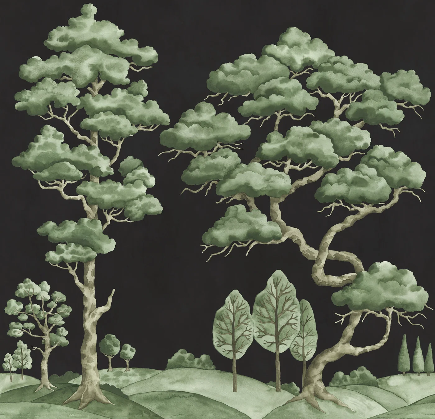 rebelwalls-poetic-trees-black-r21330-flat Poetic Trees, Black - Image 1