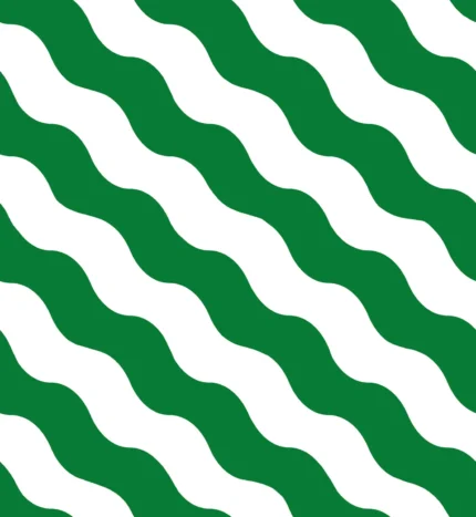 Polka Stripe, Green