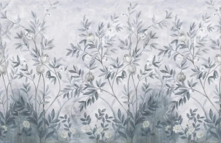 Pome Greenery, Blue Wallpaper | Free Shipping