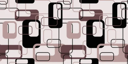 Retro Squares, Plum